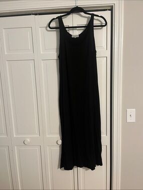 Michael Stars Black Sleeveless Maxi Slip Dress